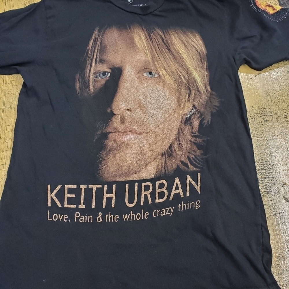πΈππΈπ€ Keith Urban 2007 Concert Tshirt sz S